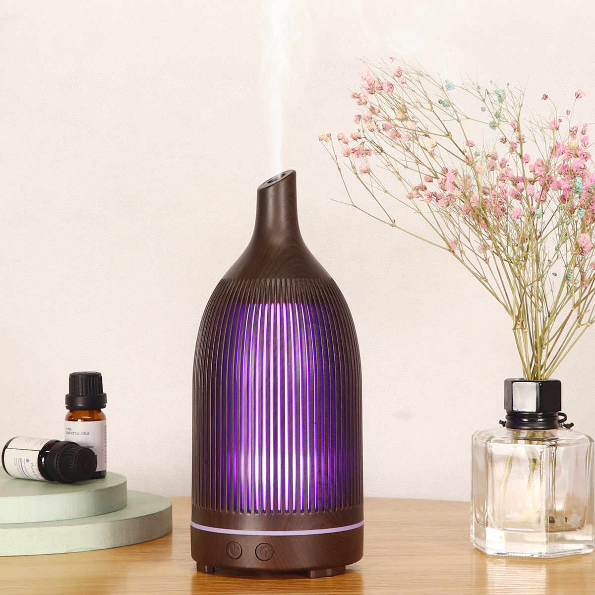 wooden essential oil diffuser