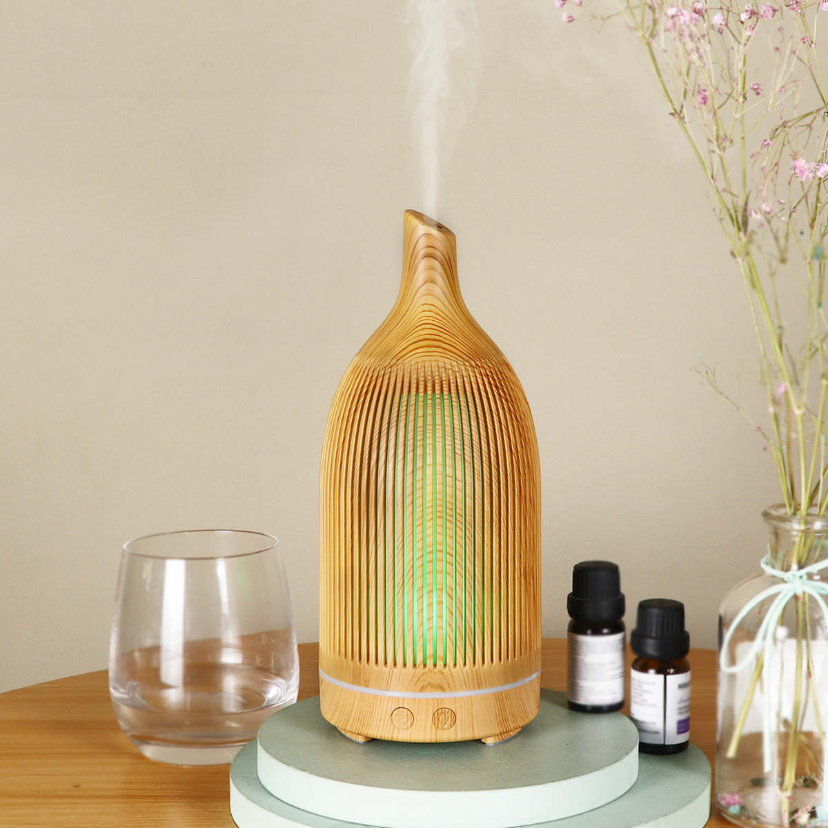 wooden essential oil diffuser