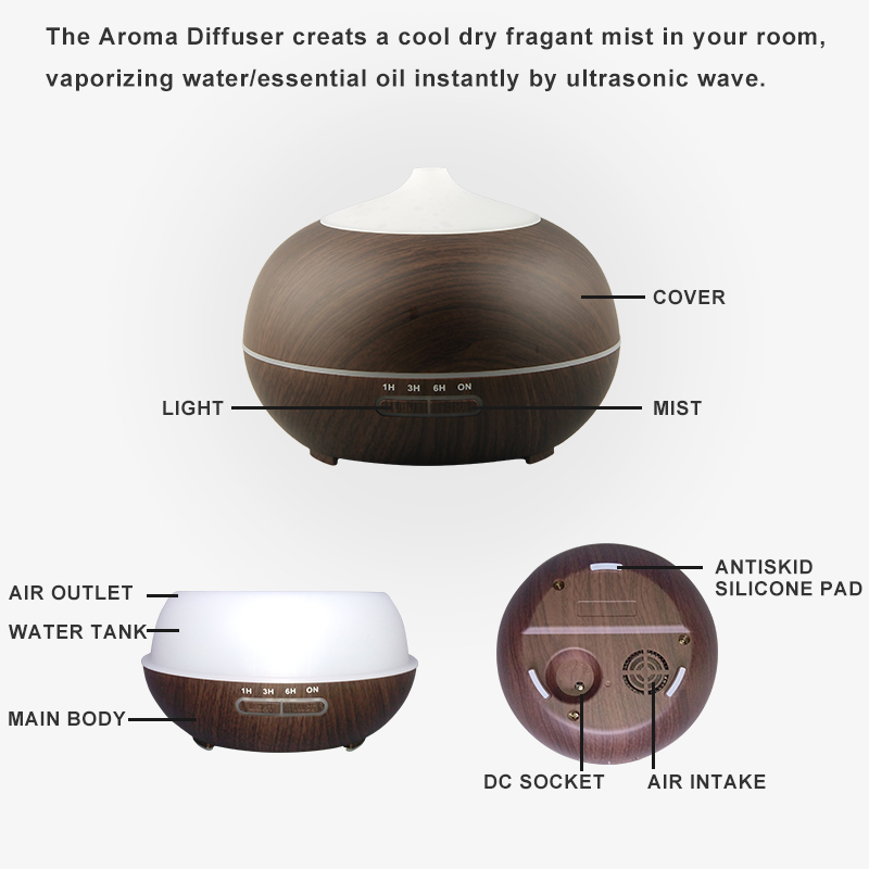 Hidly Wood Aromatherapy Diffusers