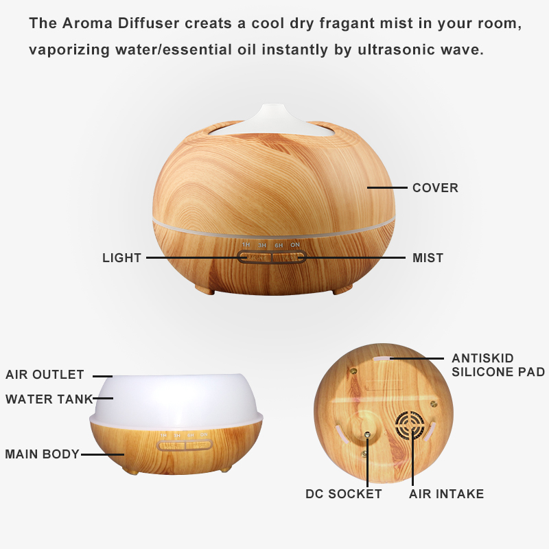 Hidly Wood Aromatherapy Diffusers