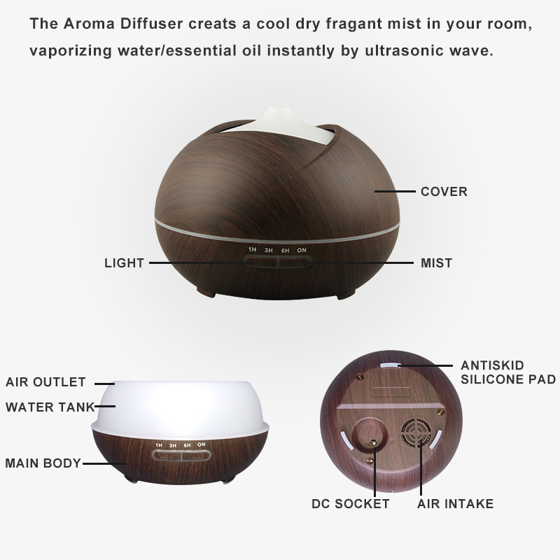 Hidly Wood Aromatherapy Diffusers