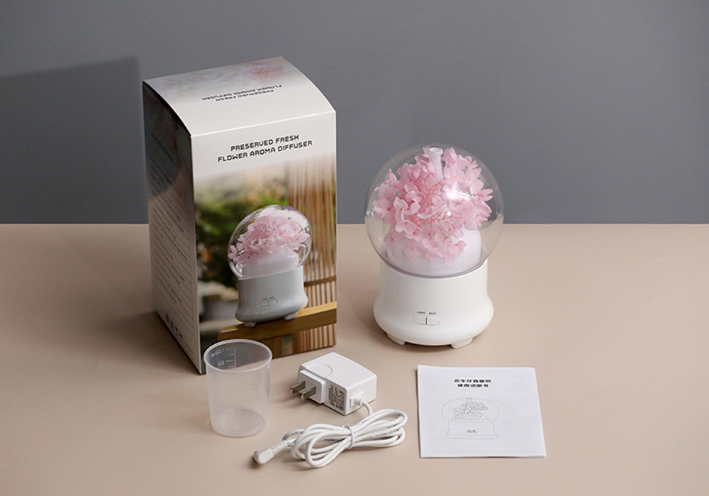 Preserved flower aroma diffuser