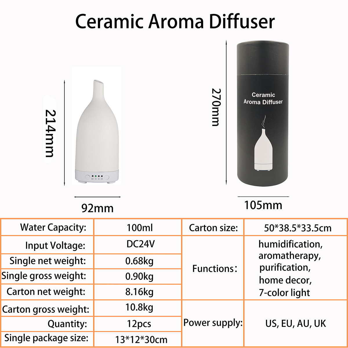 Ceramic Aroma Diffuser