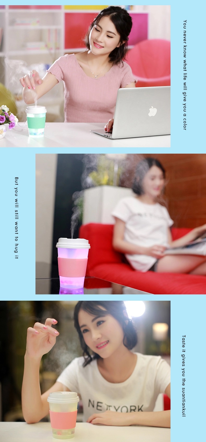 Colorful Mini Cup Humidifer