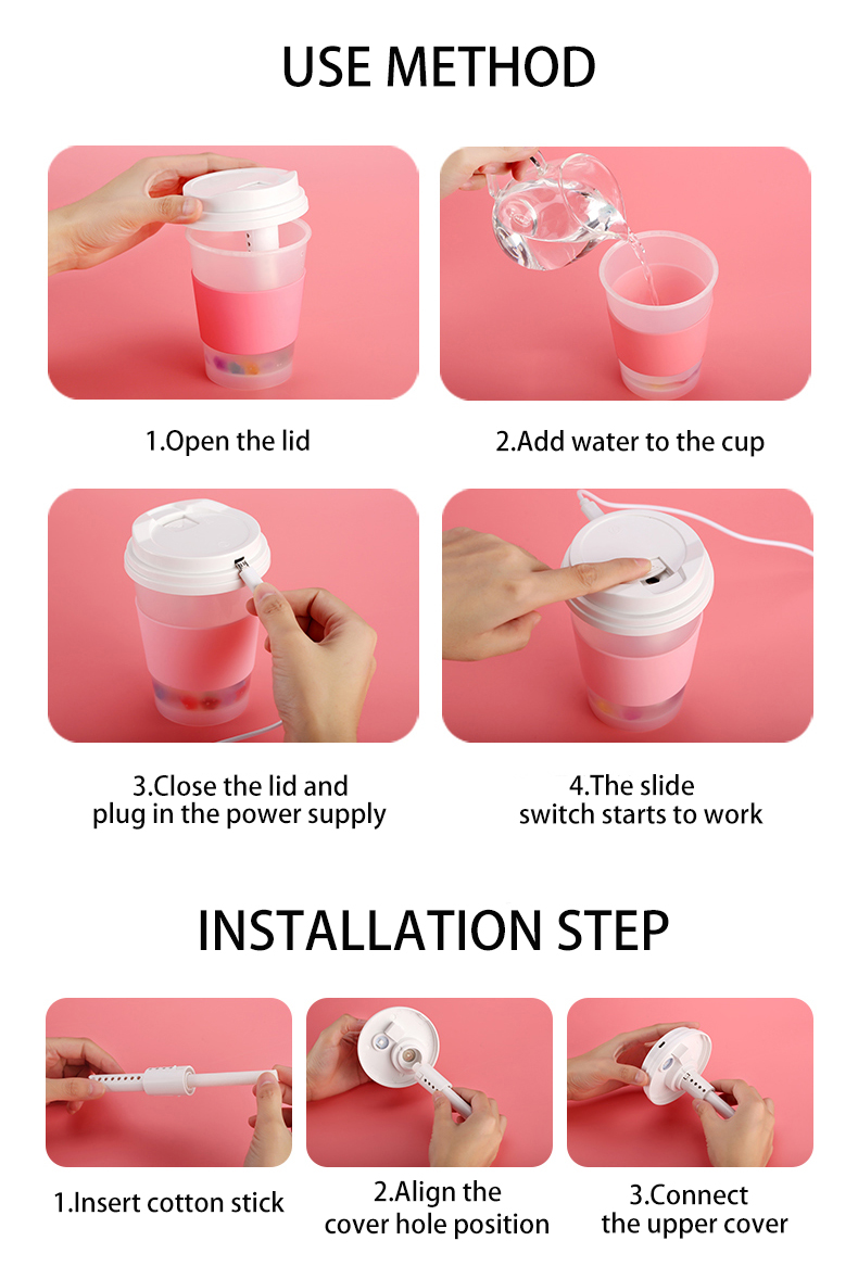 Colorful Mini Cup Humidifer