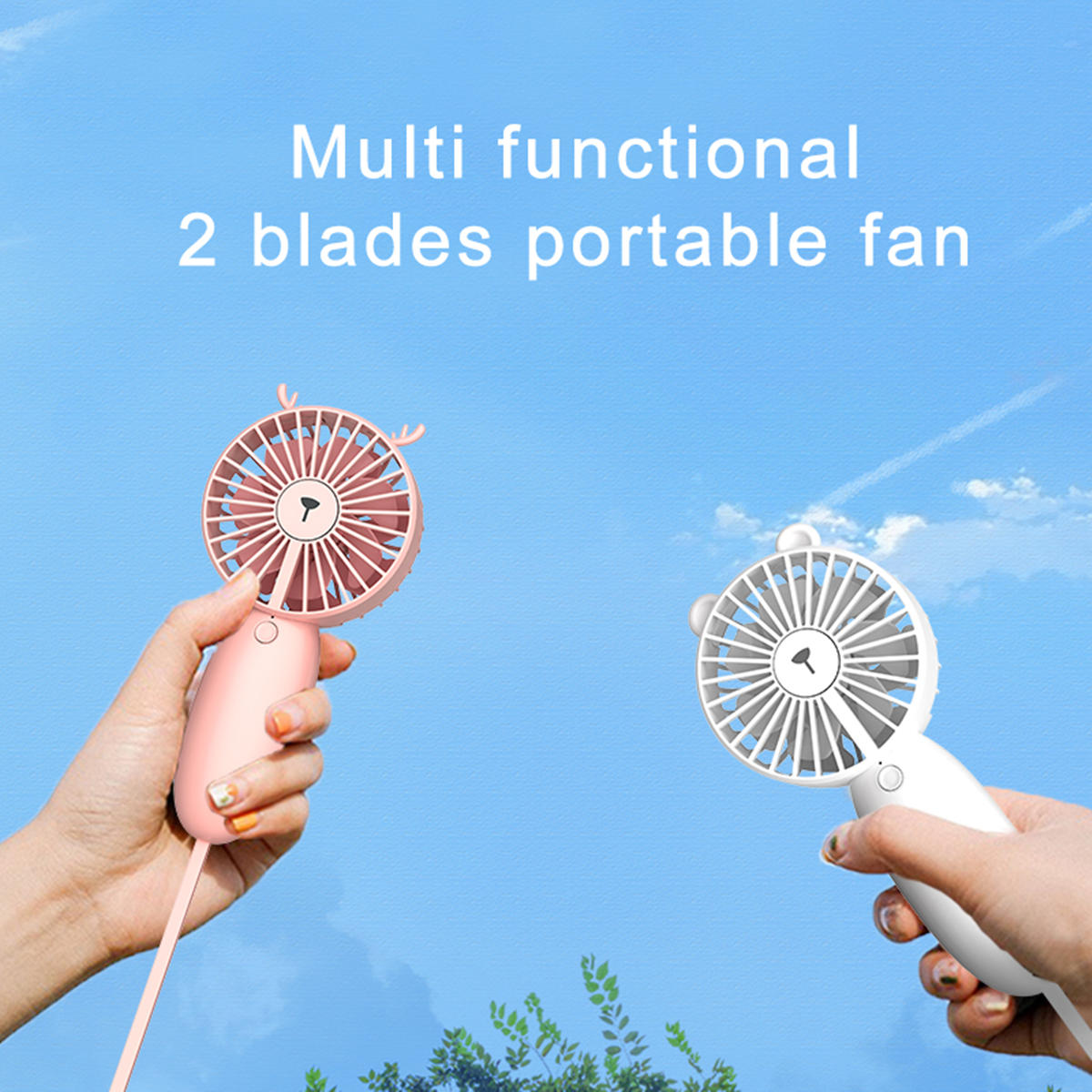 hand held battery fan