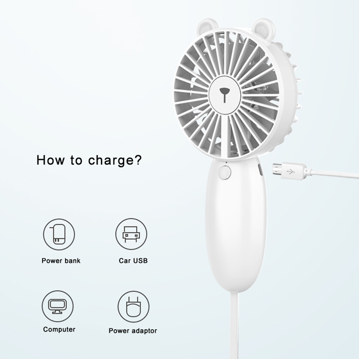 hand held battery fan