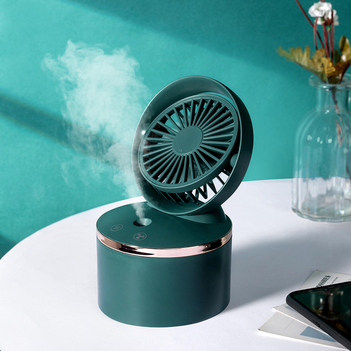 table humidifier mini fan