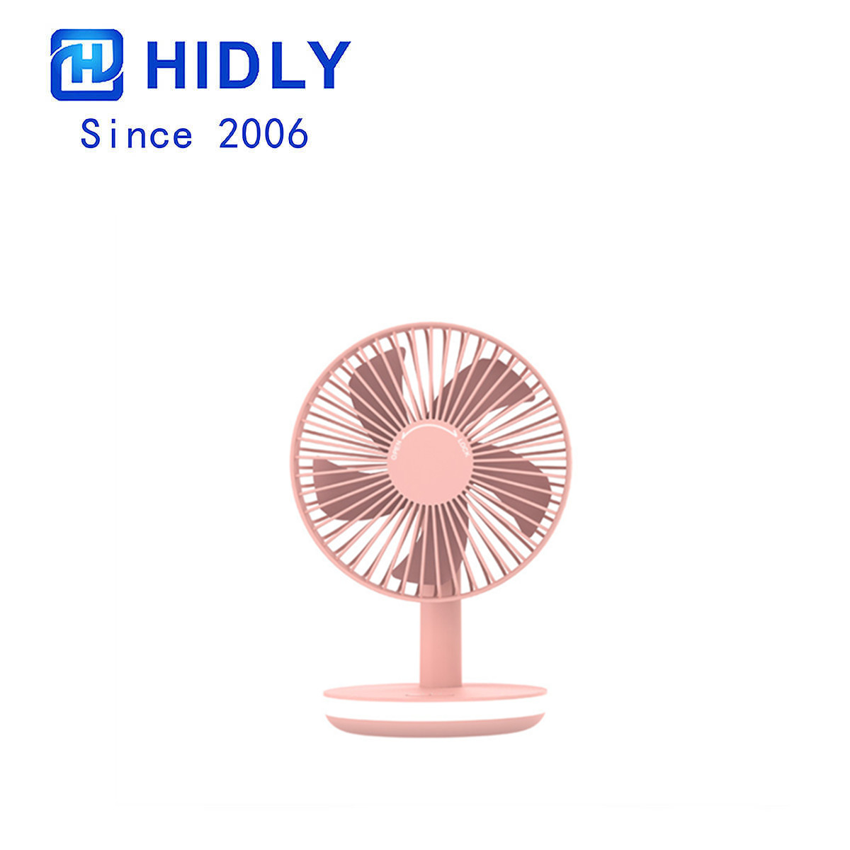 mini table fan with light