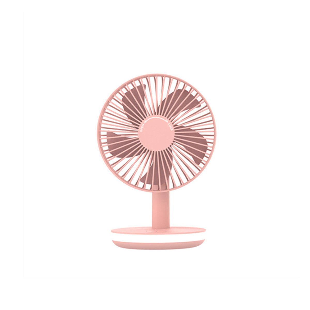 mini table fan with light