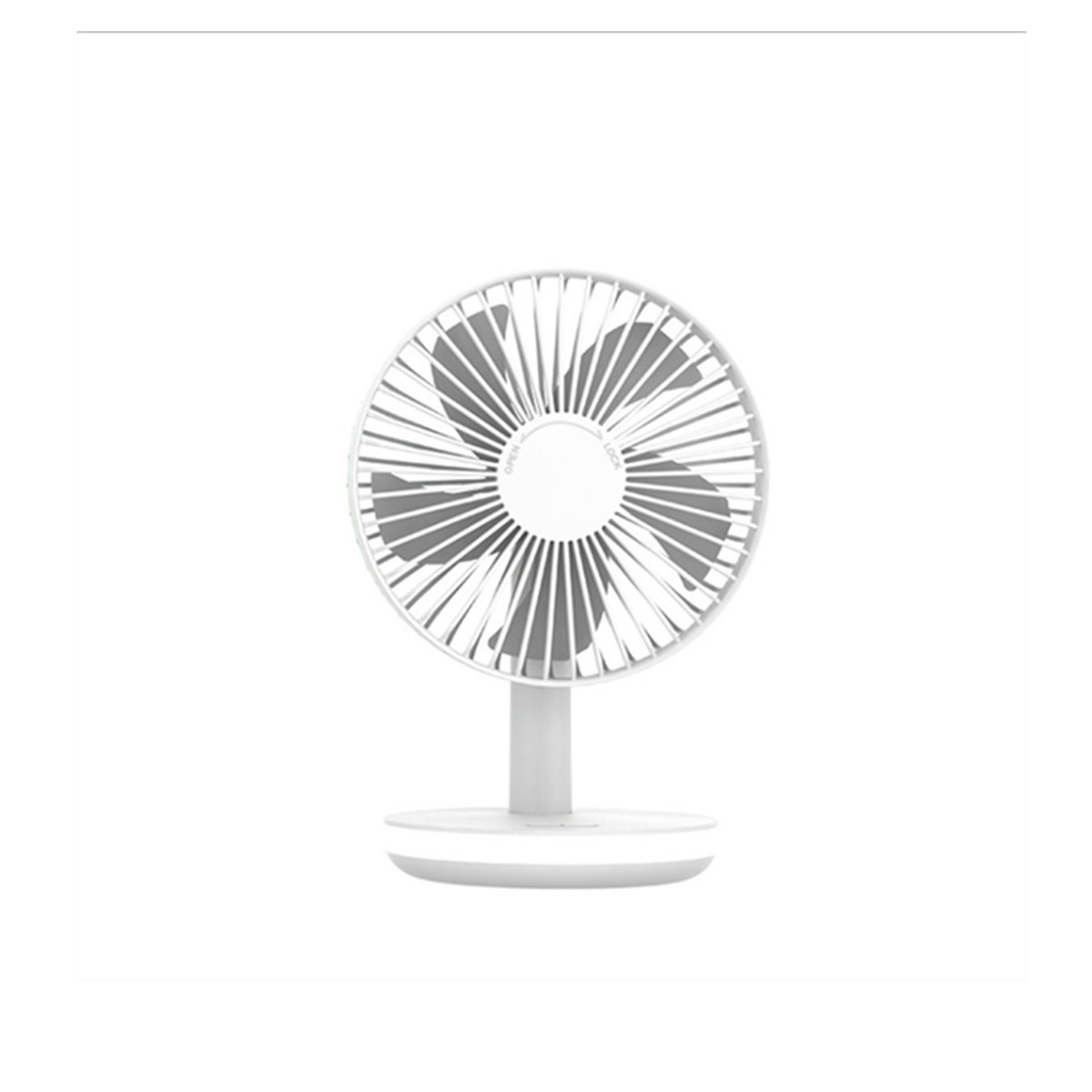 mini table fan with light