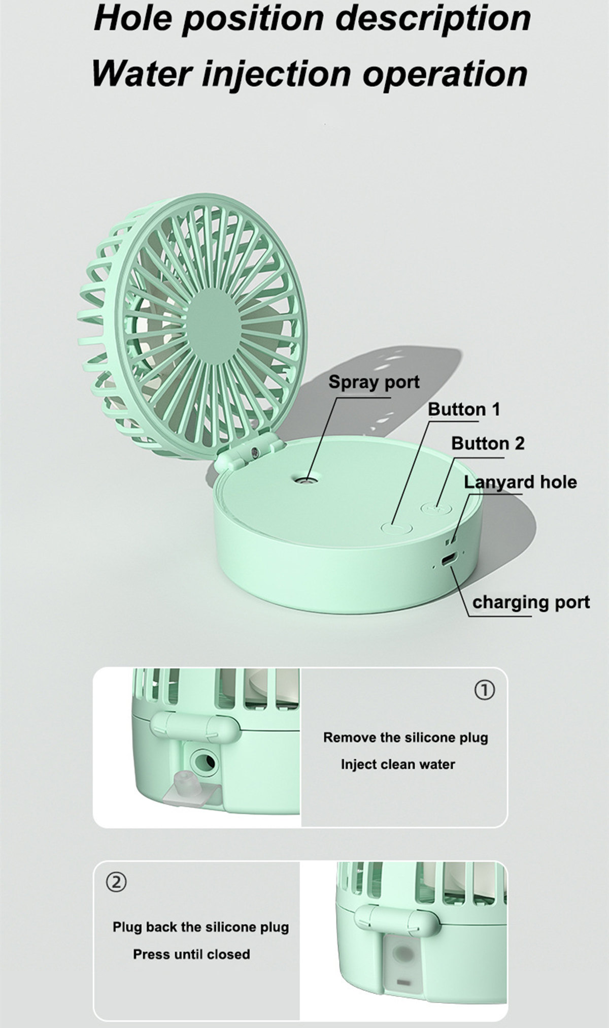 desk humidifier fan
