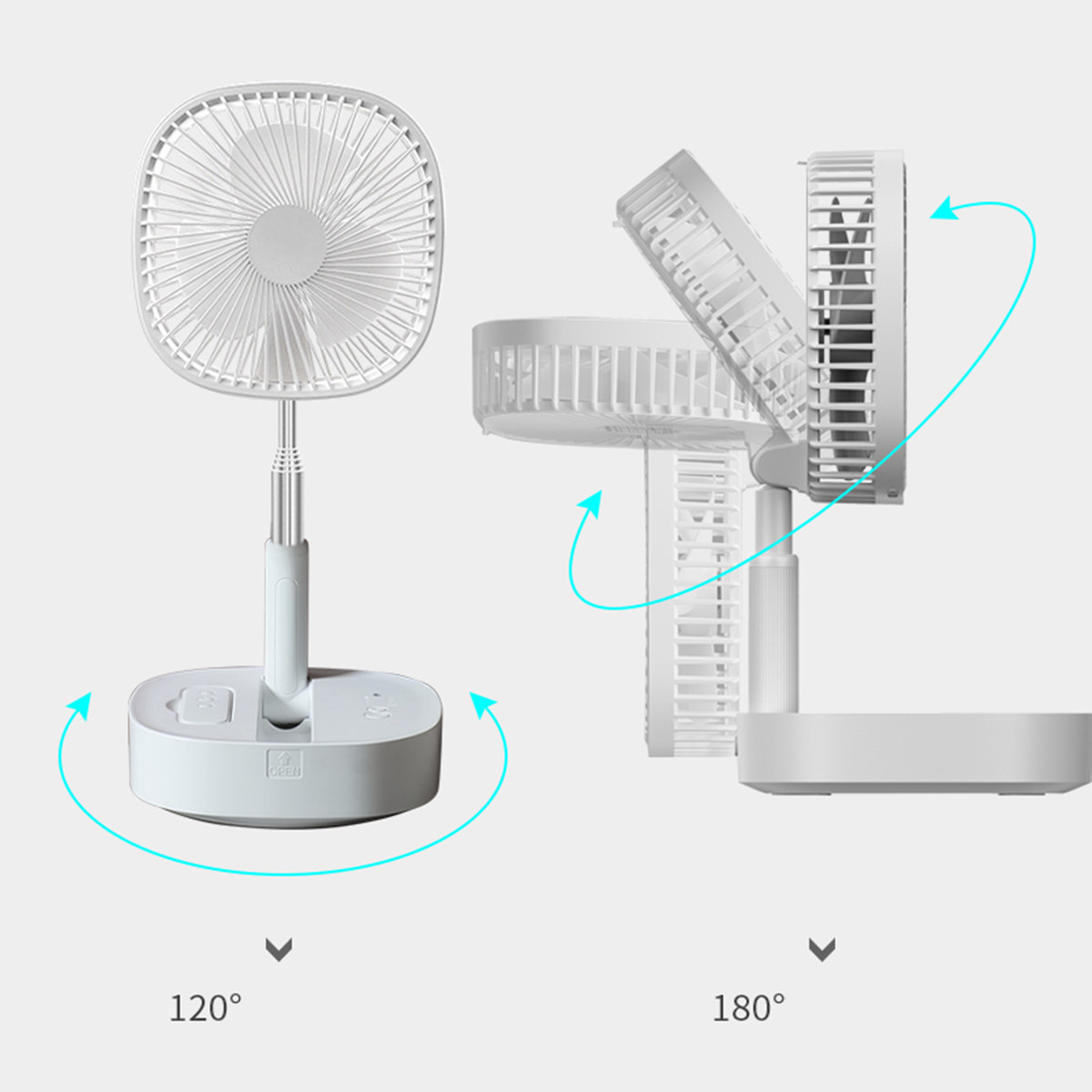 fill light clip fan