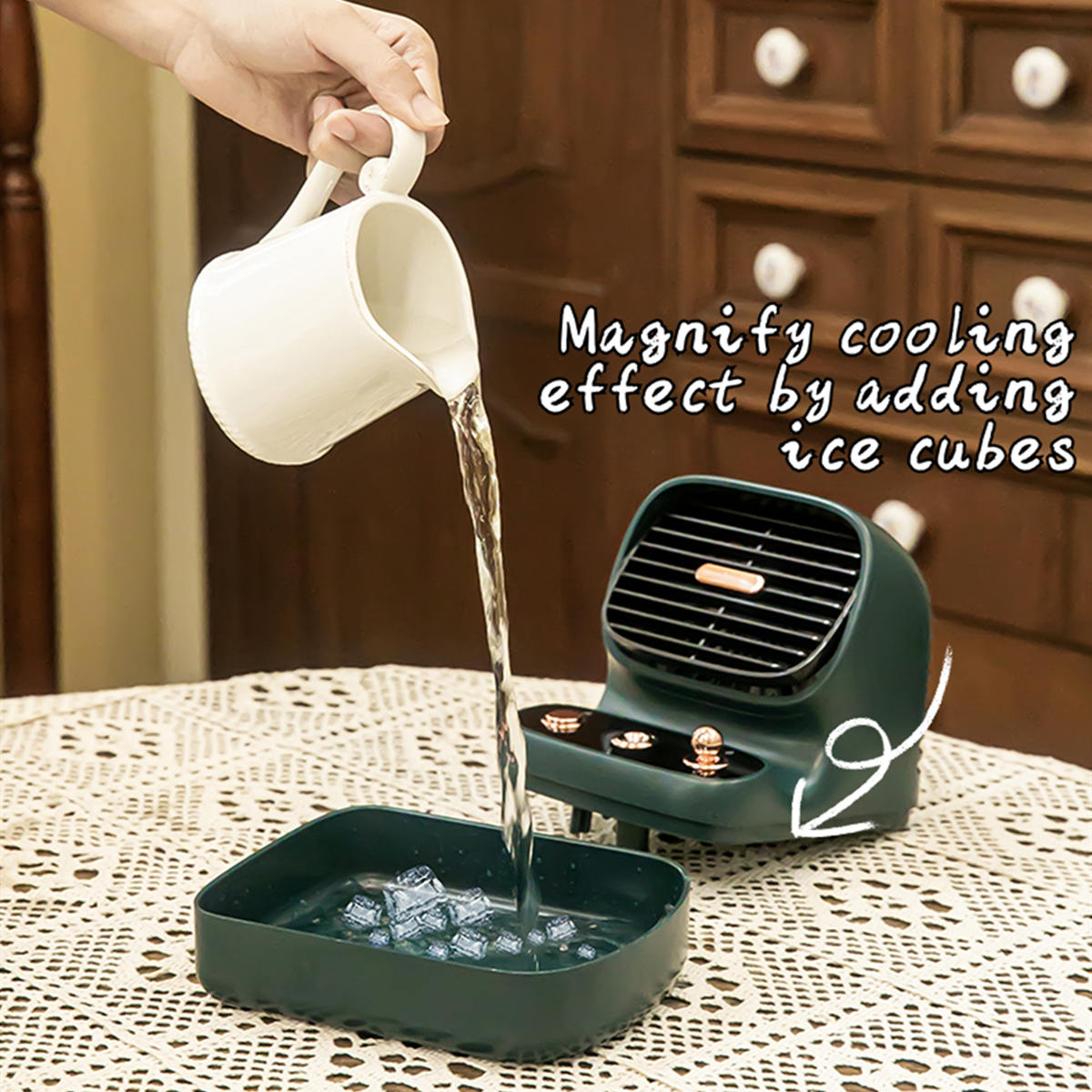 portable humidifier fan