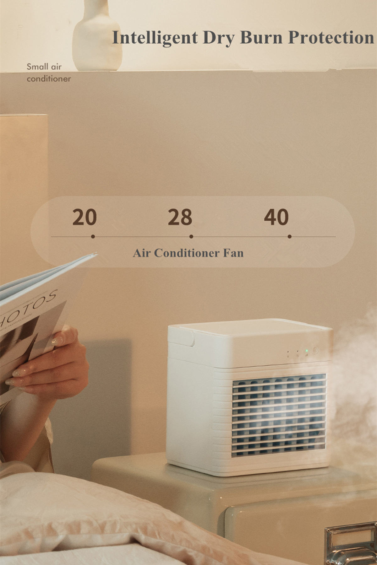 rechargeable humidifier fan