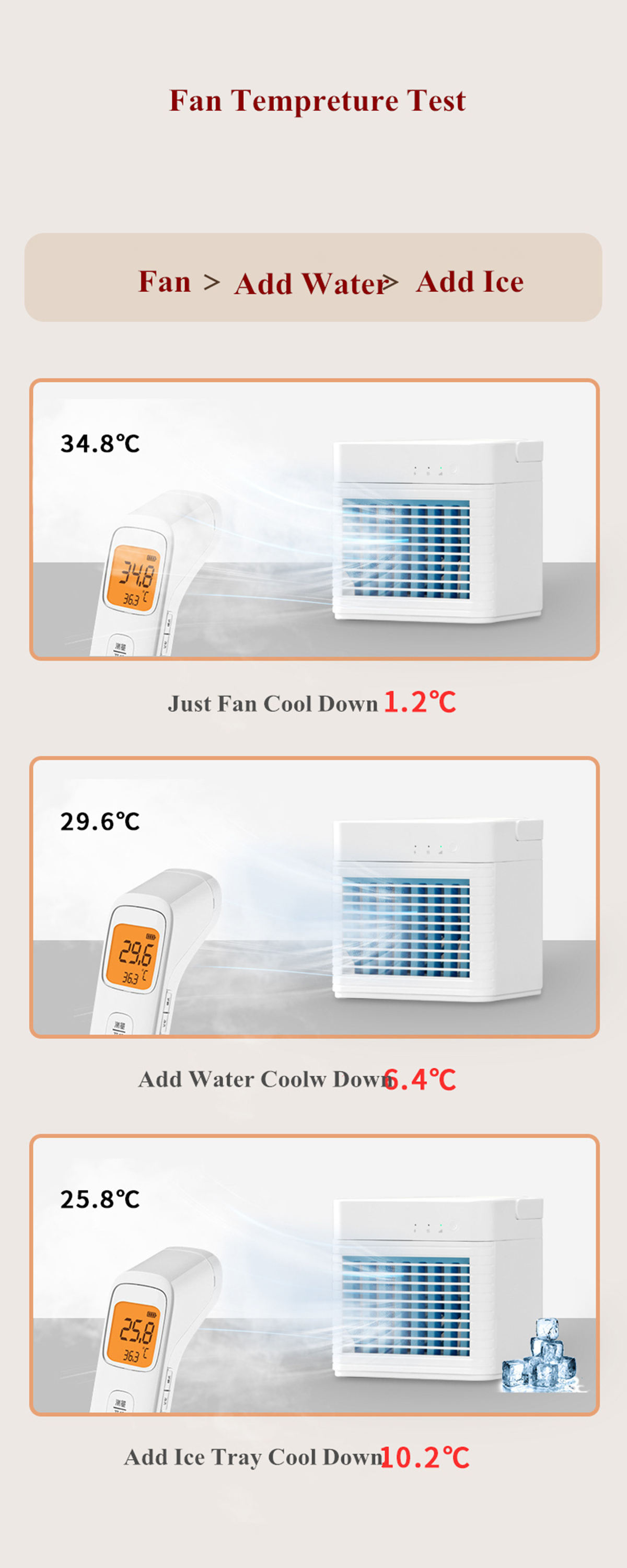rechargeable humidifier fan