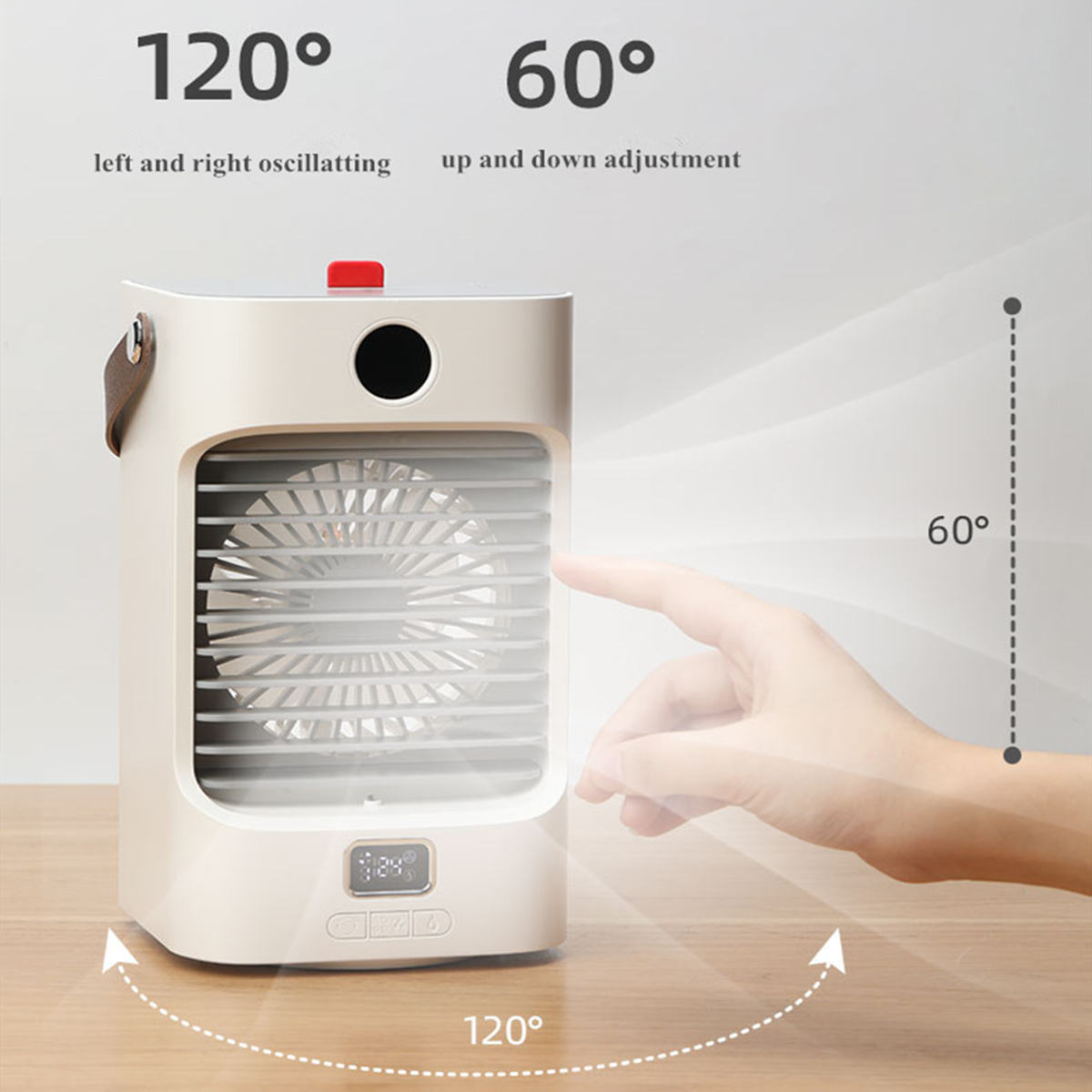 table cooling mist fan