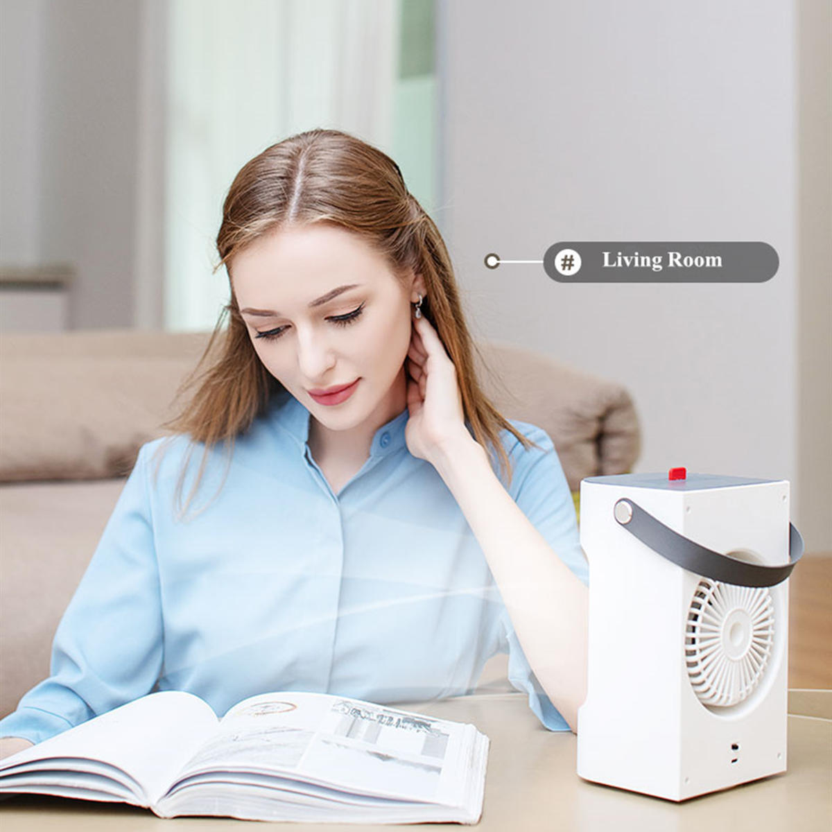 table cooling mist fan