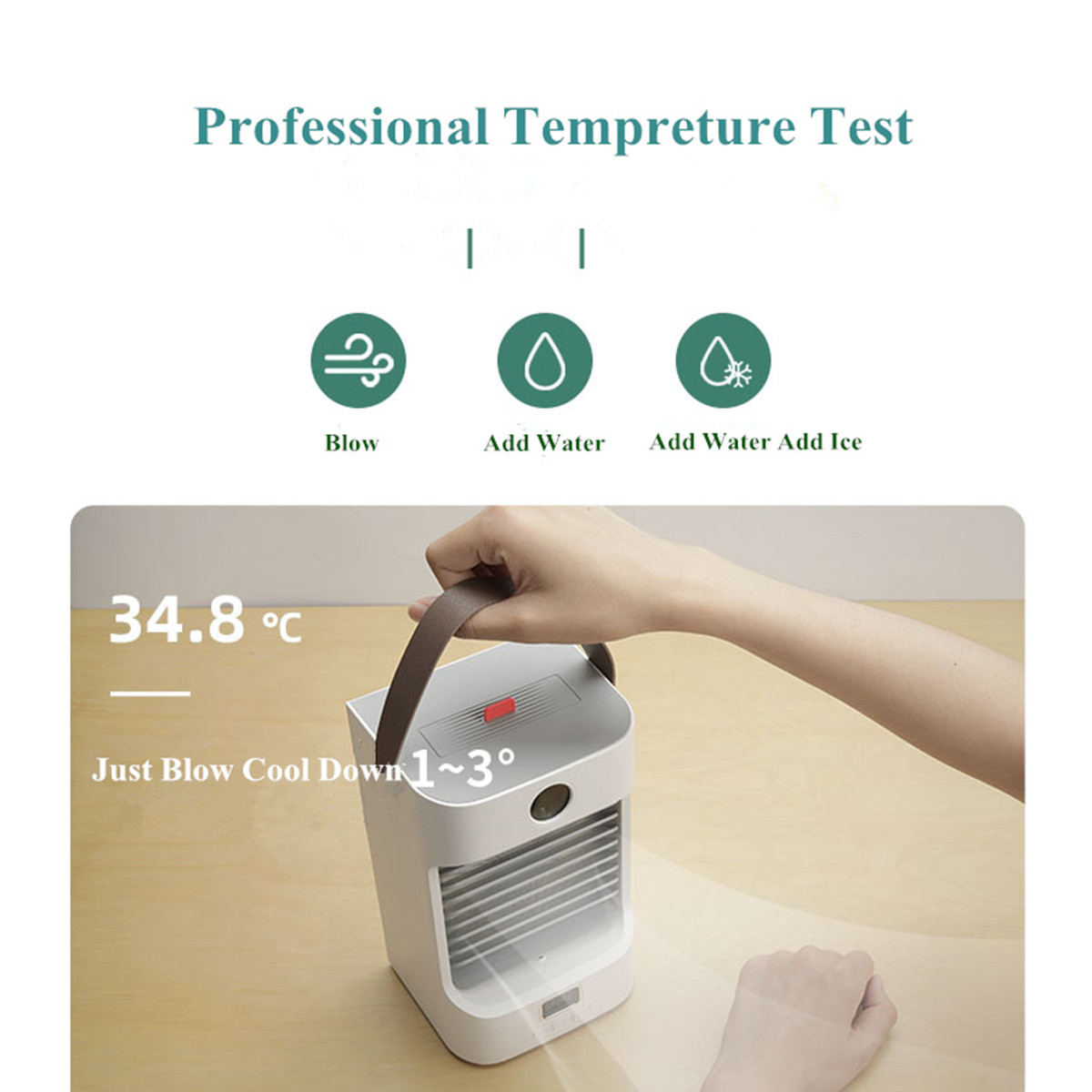 table cooling mist fan