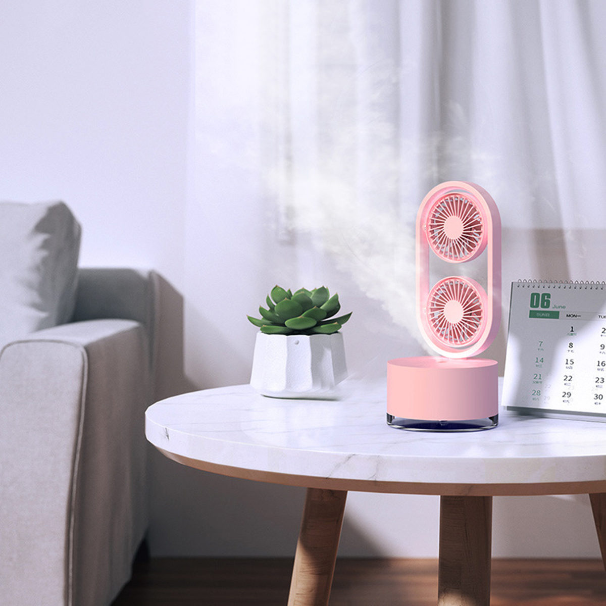 table humidifier fan