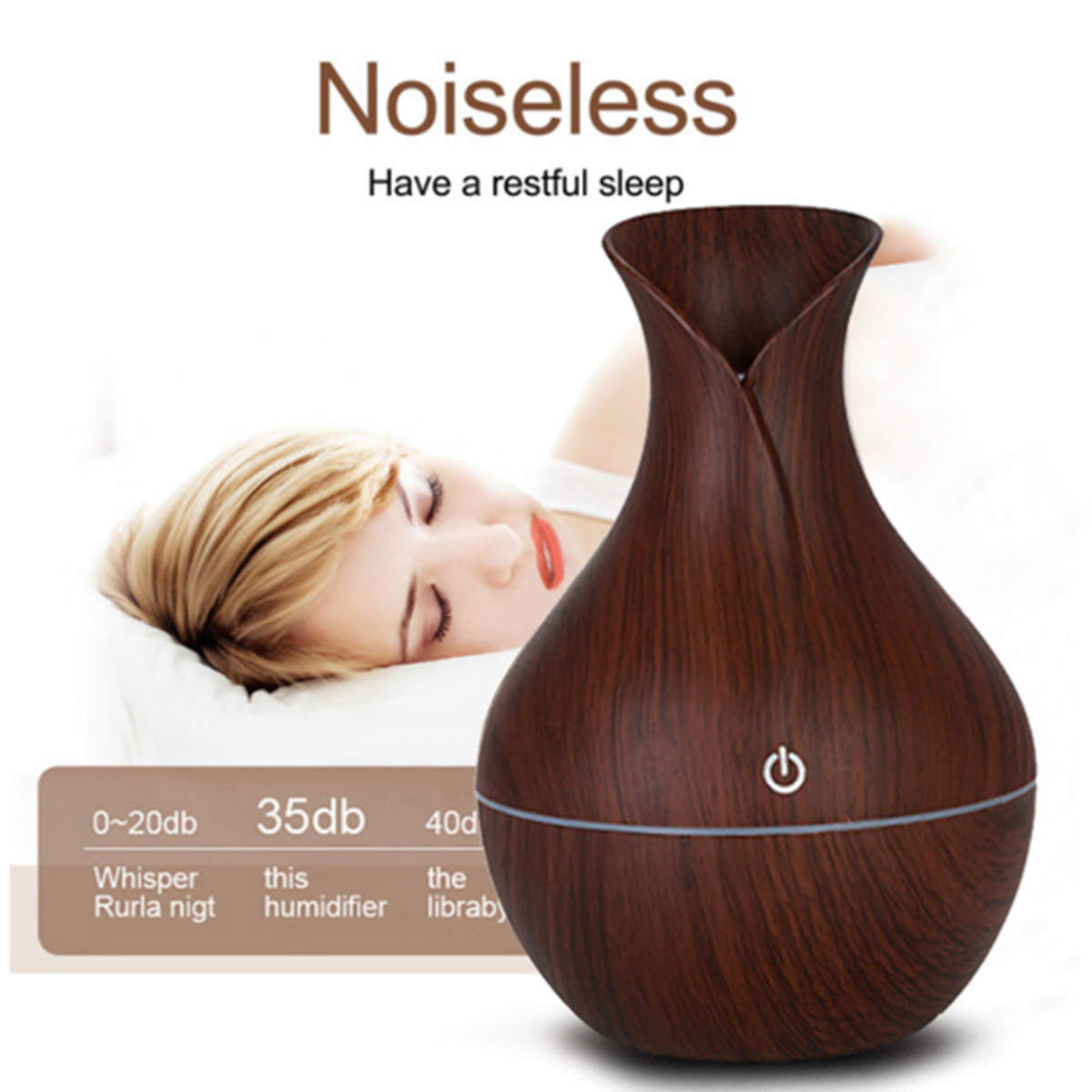 wooden mini humidifier