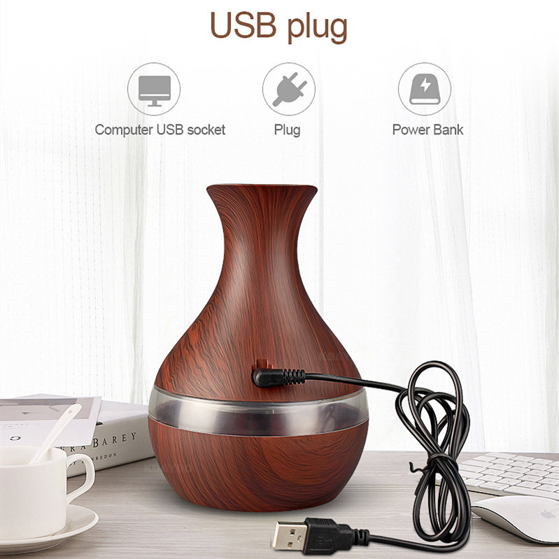 USB wooden mini humidifier