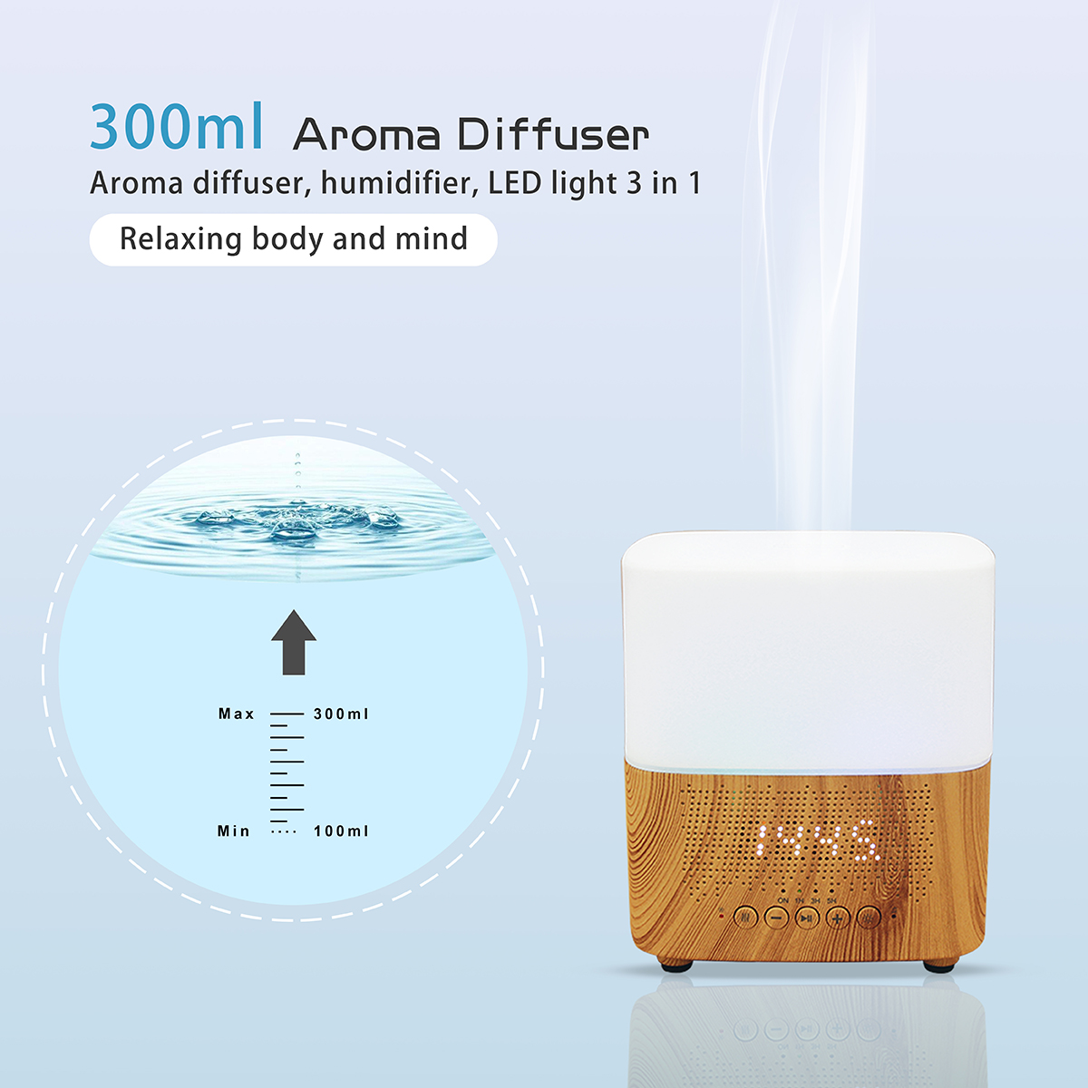 aroma diffuser with speaker