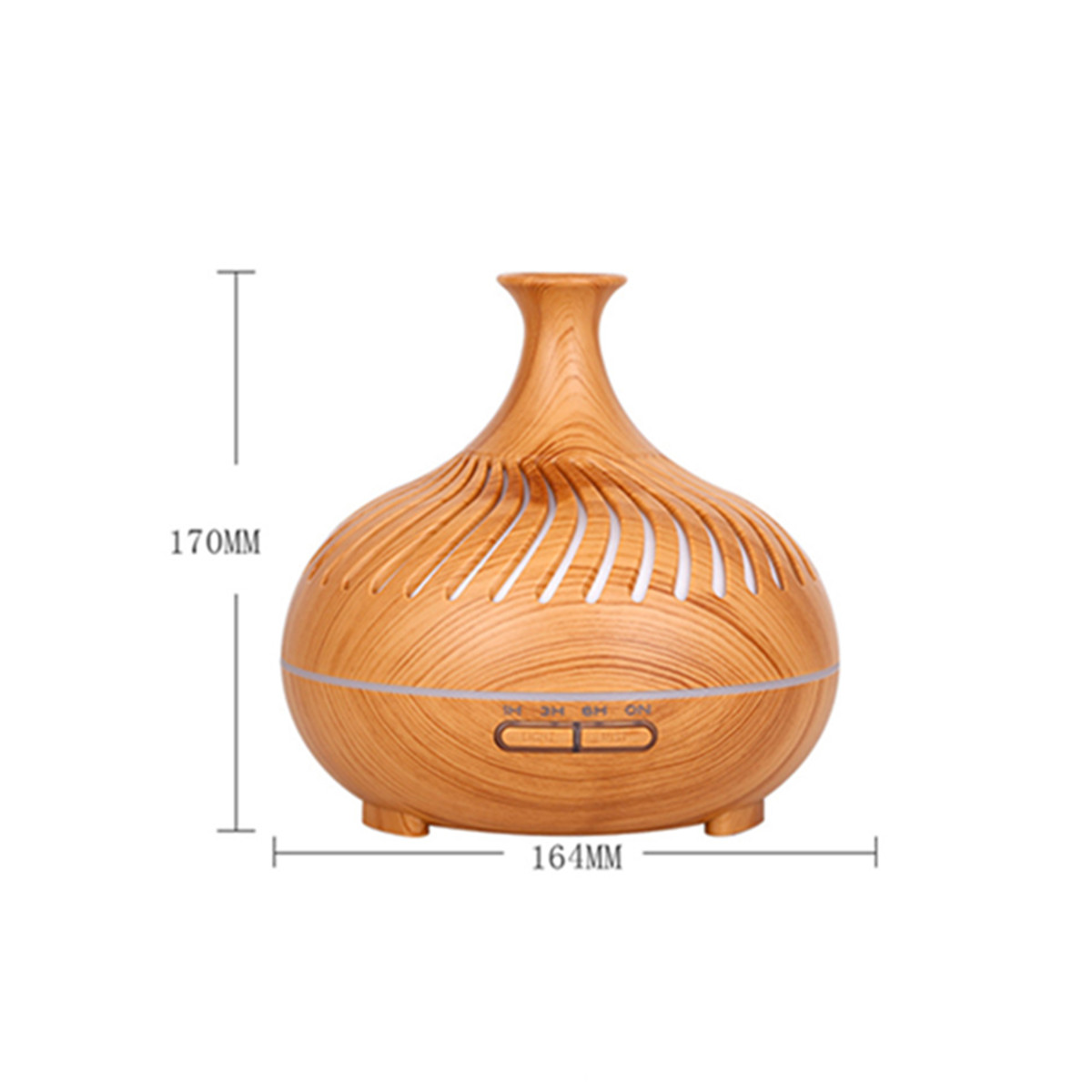 wooden aroma essential oil diffuser